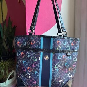 Colorful Patterned Tote Bag
